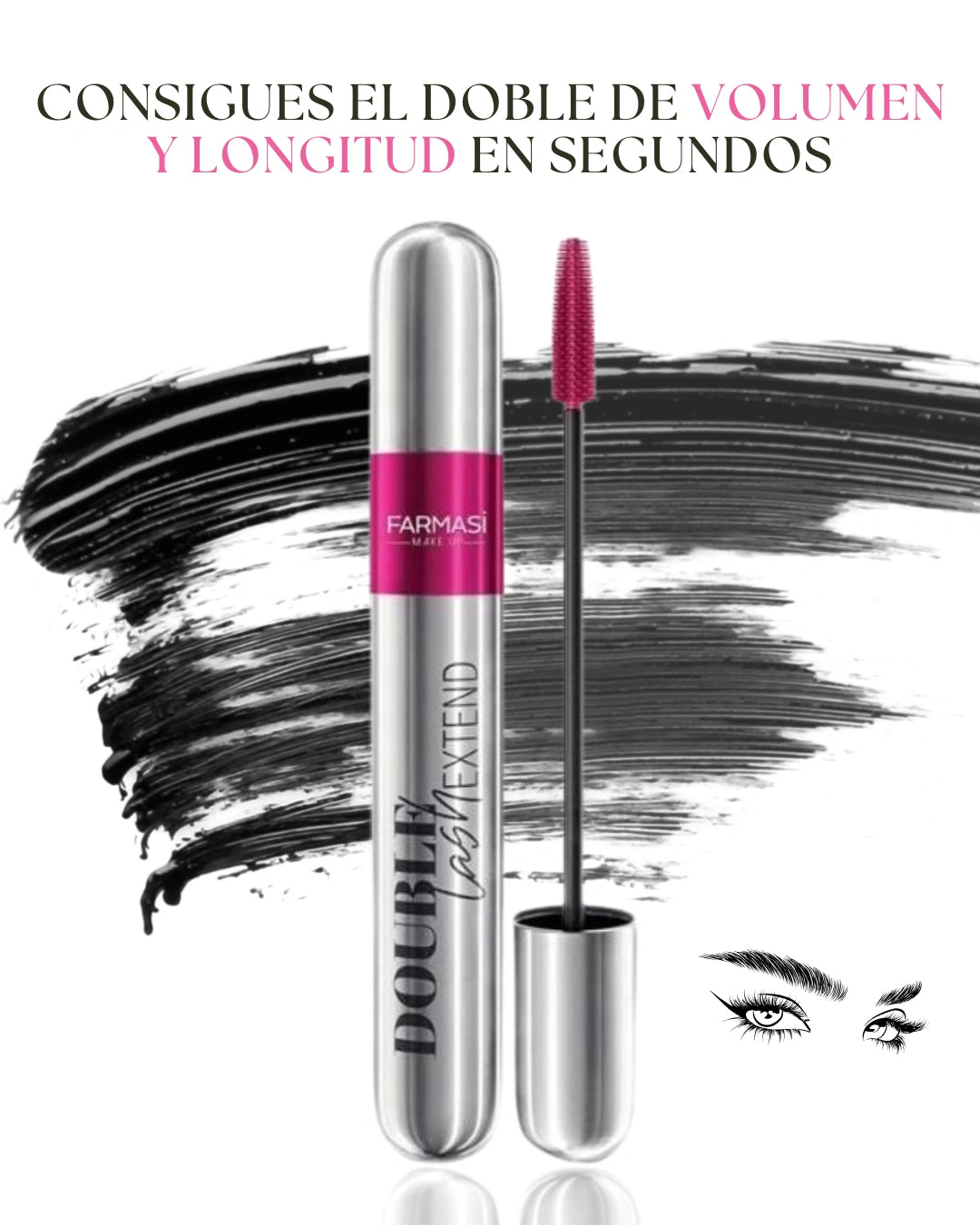 Mascara de pestañas Double LashExtend